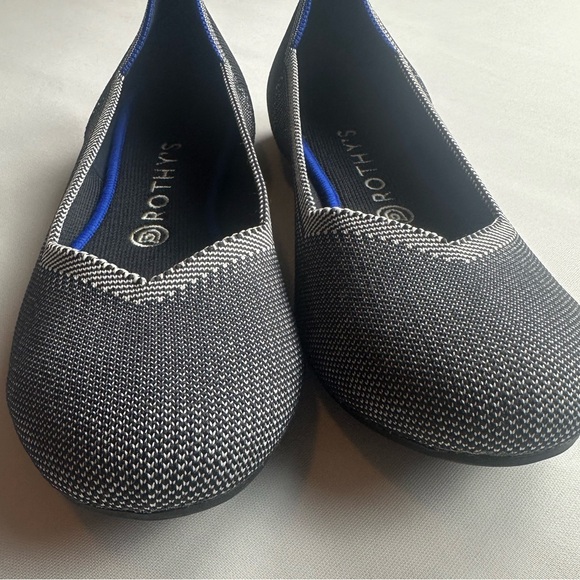 Rothy's Women's Gray/Navy and Blue Flats. Size 10. Mild wear. - Picture 5 of 7